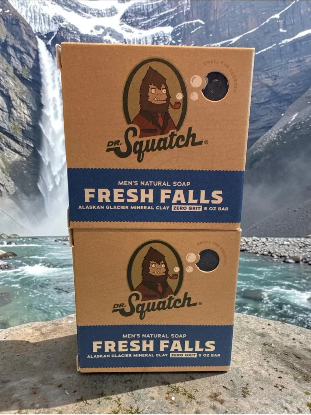 Dr. Squatch 2-Pack Fresh Falls Bar Soap